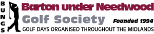 Barton under Needwood Golf Society logo