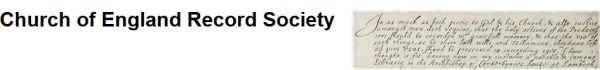 Church of England Record Society logo