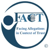 FACING ALLEGATIONS IN CONTEXTS OF TRUST logo