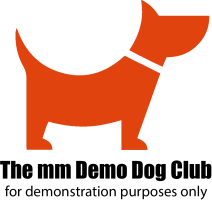 The mm Demo Dog Club logo